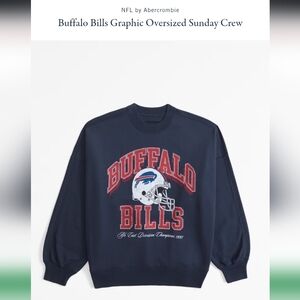 NWT Abercrombie & Fitch Buffalo Bills sweatshirt